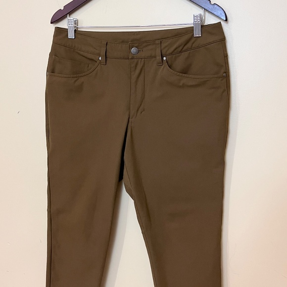 Lululemon ABC Slim Warpstreme Pants - Men's Size 32 X 27 - Brown - Picture 2 of 13